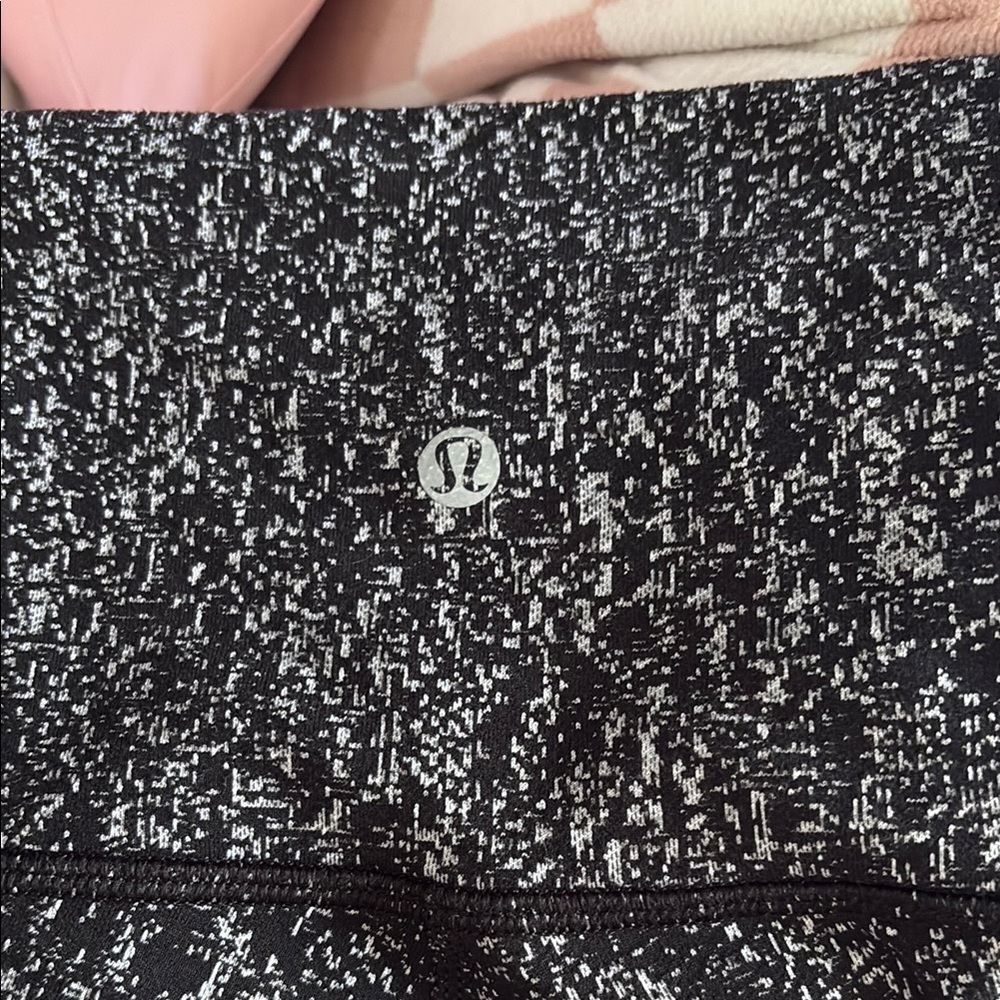 Lululemon Black and White Patterned Leggings